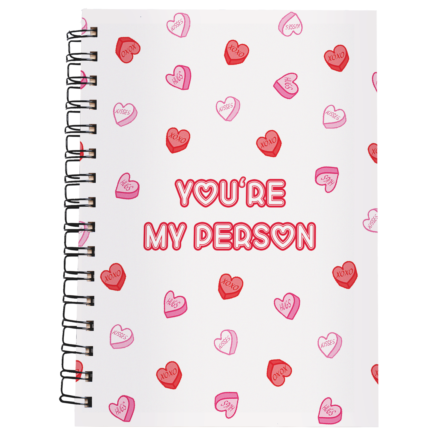Candy Hearts - Notebook
