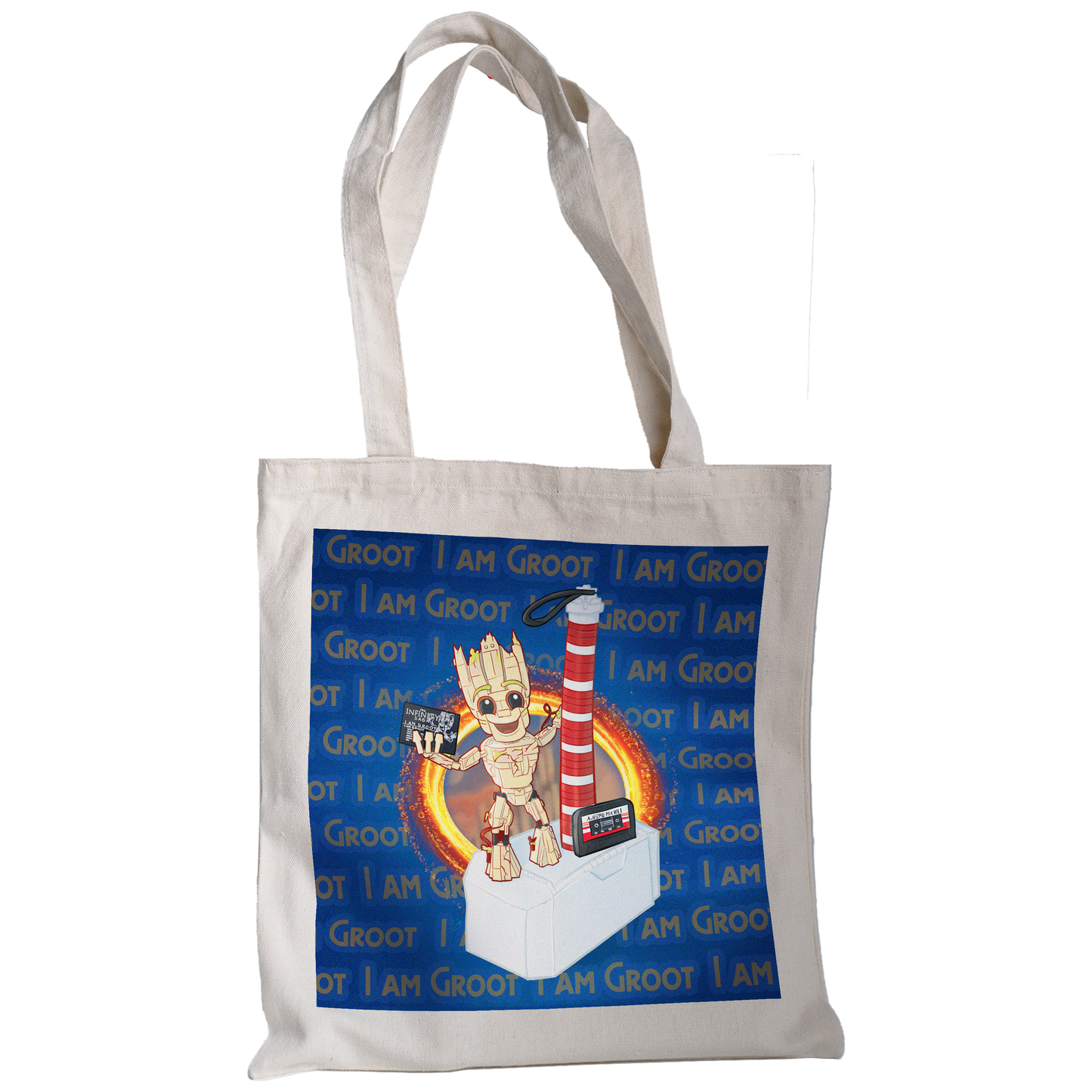 Groot & Mjolnir - Tote Bag
